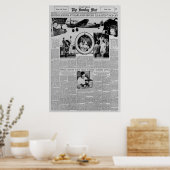 アメリアエアハート1937年世界飛行前 ポスター (キッチン)