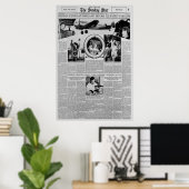 アメリアエアハート1937年世界飛行前 ポスター (ホームオフィス)