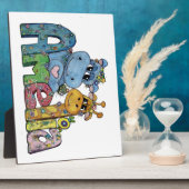 アメリアネームアートプラークのホームデコル フォトプラーク (側面)