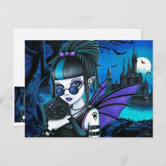 アメリアヴァンパイレウィキックス男城はがき ポストカード (正面/裏面)