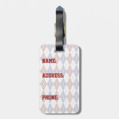 アメリアーガイルカナ荷物タグ ラゲッジタグ (裏面縦)