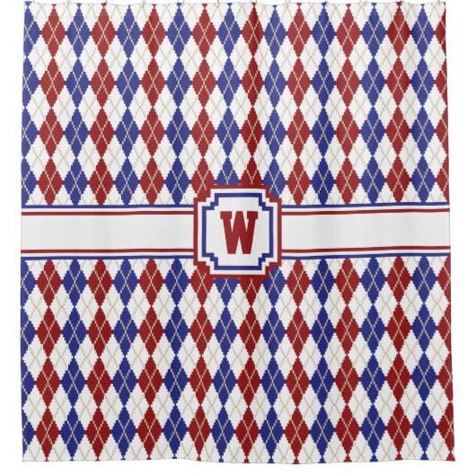 アメリアーガイルカーナシャワーカーテン シャワーカーテン (正面)