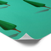 アメリア島フロリダの旅行マップ。 ポスター (角)