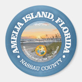 アメリア島(C) マグネット (正面)