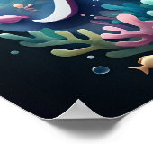 アメリア海子供部屋水中海獣 ポスター (角)