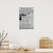 アメリア・アーハートがラジオSosを送信1937年7月3日 ポスター (キッチン)