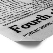 アメリア・アーハートがラジオSosを送信1937年7月3日 ポスター (角)