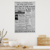 アメリア・アーハートがラジオSosを送信1937年7月3日 ポスター (キッチン)