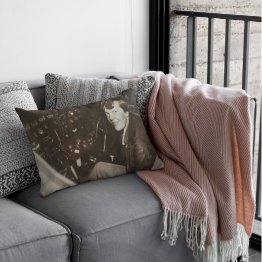 アメリア・アーハートCandid飛行機のコックピット写真1937 アクセントクッション