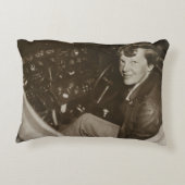 アメリア・アーハートCandid飛行機のコックピット写真1937 アクセントクッション (裏面)