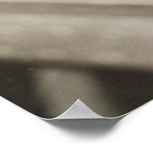 アメリア・アーハートCandid飛行機のコックピット写真1937 ポスター (角)