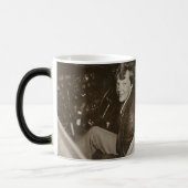 アメリア・アーハートCandid飛行機のコックピット写真1937 モーフィングマグカップ (左)