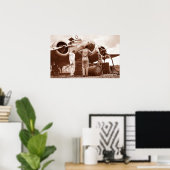 アメリア・エアハート ロッキード モデル10 エレクトラ 1937 ポスター (ホームオフィス)