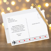 アメリア・エアハート 黒白写真 航空 誕生日 ポストカード