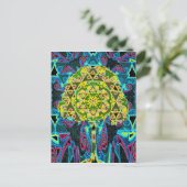 アメリア・キャリーによるライフマンダラの木 ポストカード (スタンド正面)