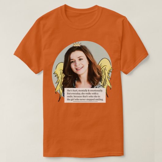 アメリア・シェパード・コラージュ Tシャツ (デザイン正面)