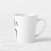 アメリア・ネーム・マグ、名前をカスタムする・コーヒー・マグ、 カフェラテマグ (右)