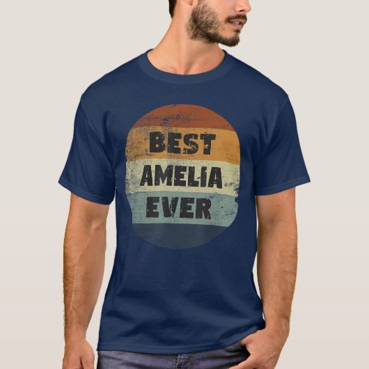 アメリア 名前 最高のアメリア Tシャツ (正面)