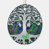 アメリアCarrie著新しい始め生命の樹 セラミックオーナメント (左)