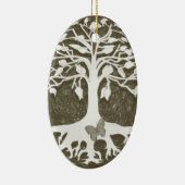 アメリアCarrie著新しい始め生命の樹 セラミックオーナメント (右)