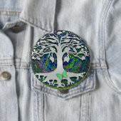 アメリアCarrie著新しい始め生命の樹 缶バッジ (インサイチュ)