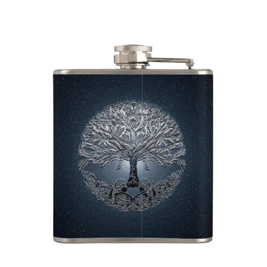 アメリアCarrie著新星の星生命の樹 フラスク (裏面)