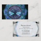 アメリアCarrie著生命の樹 名刺 (正面/裏面)