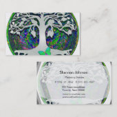 アメリアCarrie著生命の樹 名刺 (正面/裏面)