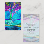 アメリアCarrie著生命の樹 名刺 (正面/裏面)