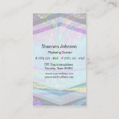 アメリアCarrie著生命の樹 名刺 (裏面)