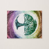 アメリアCarrie著虹の生命の樹 ジグソーパズル (横)