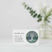 アメリアCarrie著蝶との生命の樹 名刺 (スタンド正面)