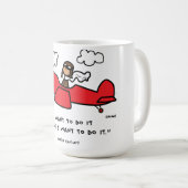 アメリアEarhartのマグ コーヒーマグカップ (正面右)