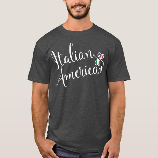 アメリイタリアンカ大陸ハート Tシャツ (正面)