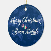 アメリイタリアンカ・ホリデー・デコレーション・ブオンナターレ セラミックオーナメント (左)