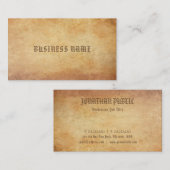 アメリエレガントカ文字懐かしい紙ルック 名刺 (正面/裏面)