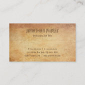 アメリエレガントカ文字懐かしい紙ルック 名刺 (裏面)