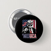 アメリカおもしろいのトランプ湾トランプのアパレル3 缶バッジ (正面&裏面)