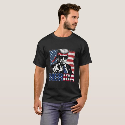 アメリカおもしろいのトランプ湾トランプのアパレル Tシャツ (正面フル)
