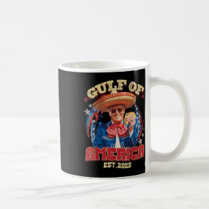 アメリカおもしろいのトランプ湾Est 2025のM湾 コーヒーマグカップ