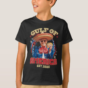アメリカおもしろいのトランプ湾Est 2025のM湾 Tシャツ