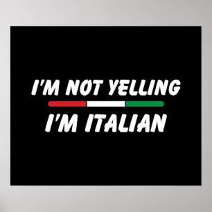 アメリカおもしろいイタリアン家族のイタリアンジョーク ポスター