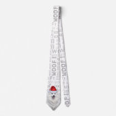 アメリカおもしろいエスキモーのクリスマス犬の恋人 ネクタイ (正面)