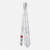 アメリカおもしろいエスキモーのクリスマス犬の恋人 ネクタイ (裏面)