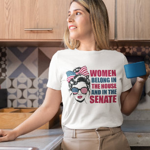 アメリカおもしろいフェミニスト引用文政治女子 トライブレンドTシャツ
