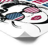 アメリカおもしろいフェミニスト引用文政治選挙 ポスター (角)