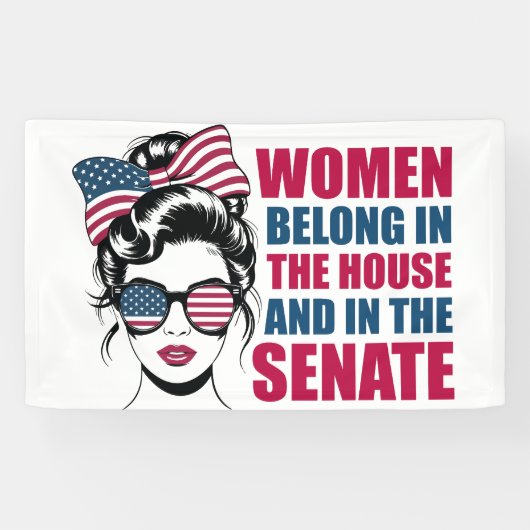 アメリカおもしろいフェミニスト引用文政治選挙 横断幕 (横)