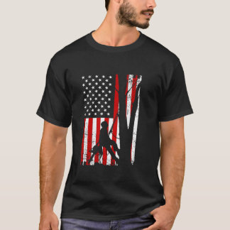 アメリカおもしろい国旗のアルボリストのギフト男性へトル Tシャツ