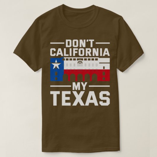 アメリカおもしろい引用文パトリオットテキサン Tシャツ (デザイン正面)