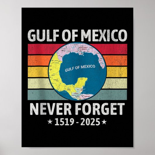 アメリカおもしろい湾メキシコ湾 ポスター (正面)